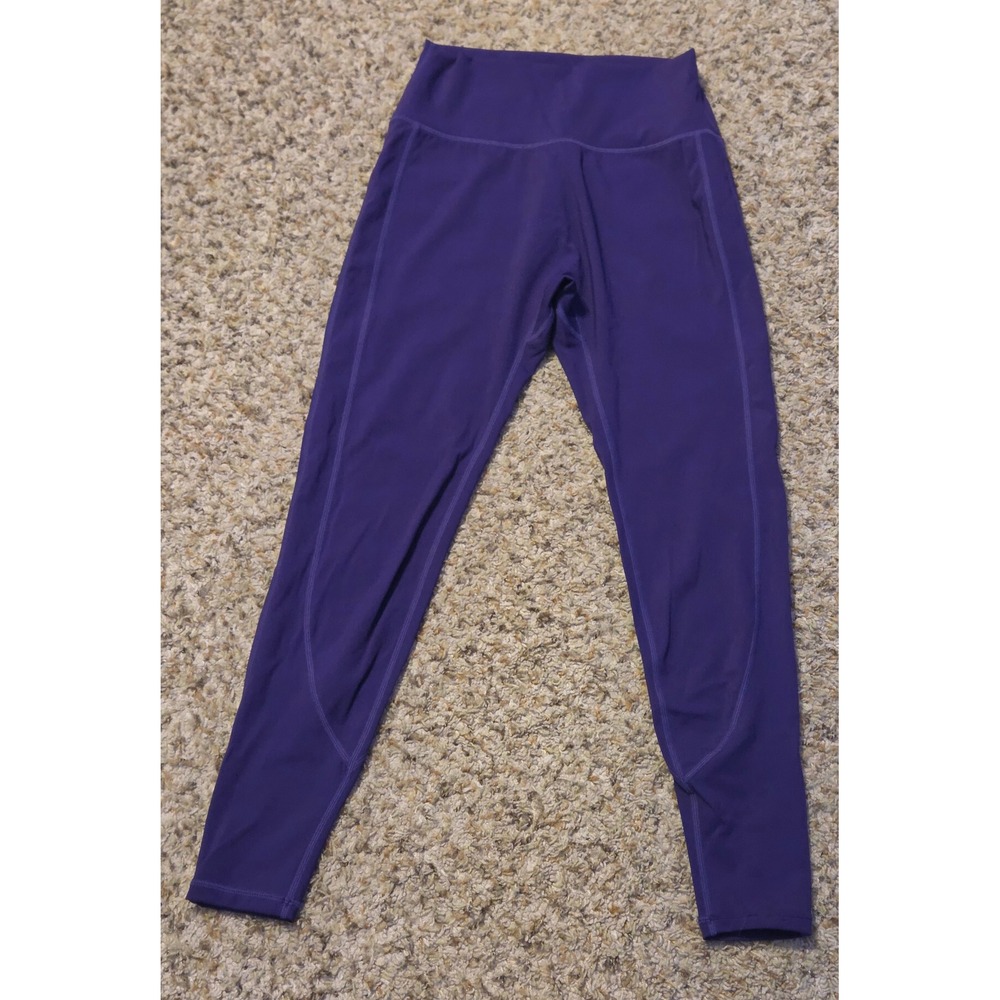 Buff Bunny Collection Elastic Waistband Skinny Leggings Womens Size Large Purple